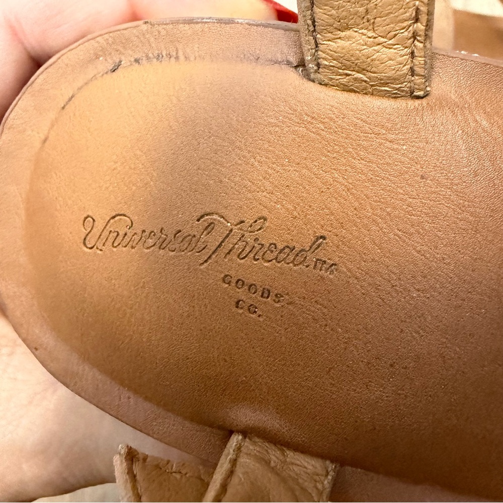 Universal Thread Tan Knotted Sandals - Picture 2 of 8